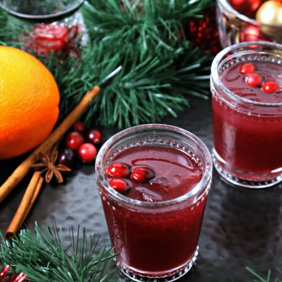 Cranberry Honey Blossom Cocktail