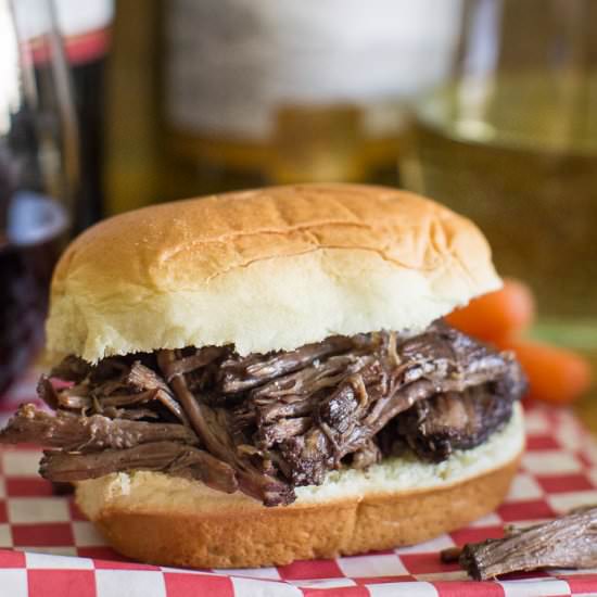 Easy Beef Bourguignon Sandwich