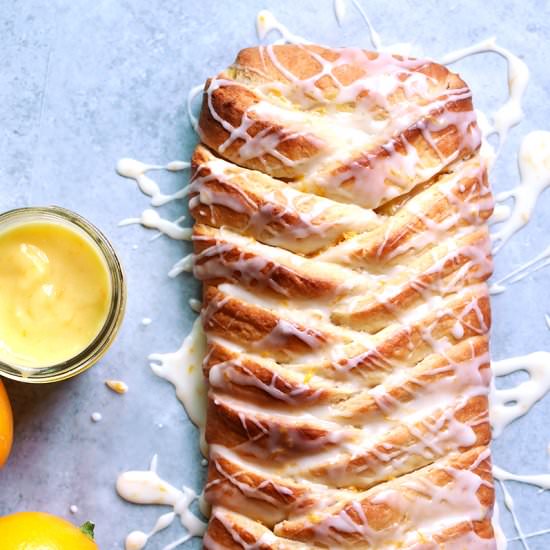 Meyer Lemon Danish Braid