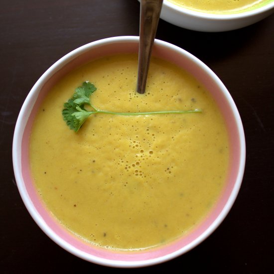 Roasted Cauliflower & Harissa Soup