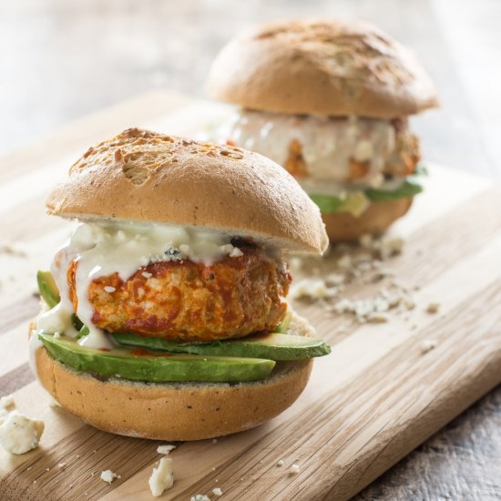 Buffalo Chicken Burgers