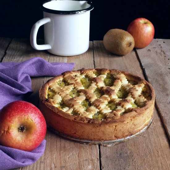 Tart of Apples and Kiwi