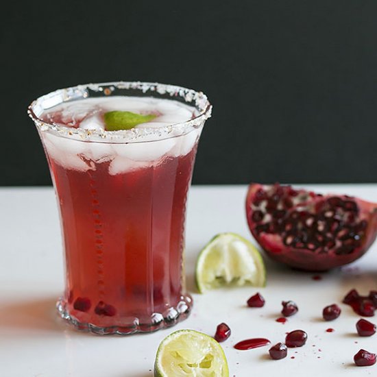 Pomegranate Kombucha Margarita