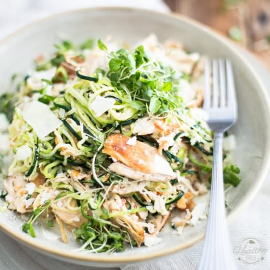 Parmesan and Chicken Zoodles