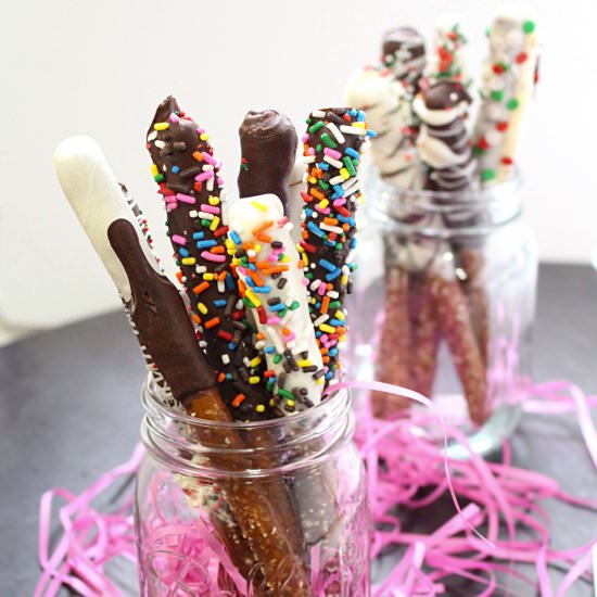 Chocolate-Covered Pretzels