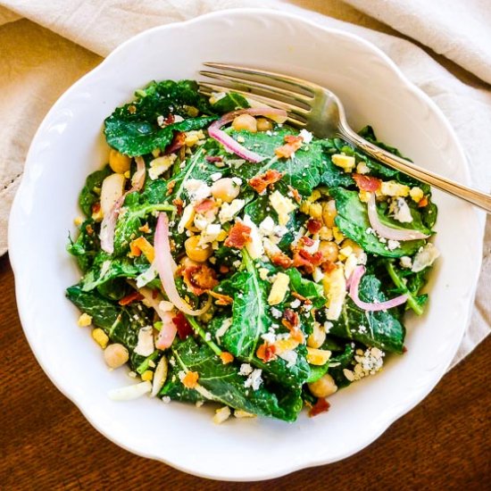 Baby Kale Salad with Green Goddess