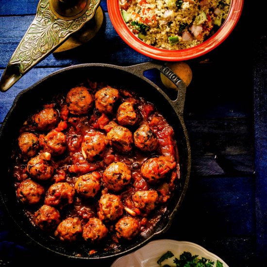 Moroccan Inspired Meat Balls