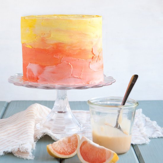 Pink Grapefruit Cake