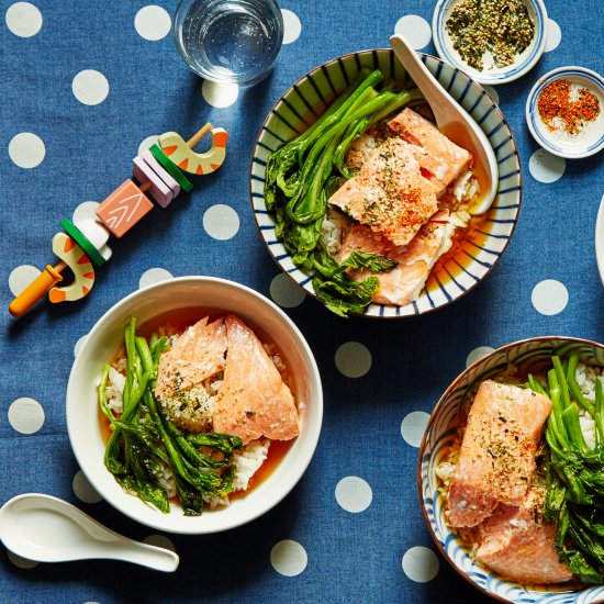 Rice and Salmon Bowl