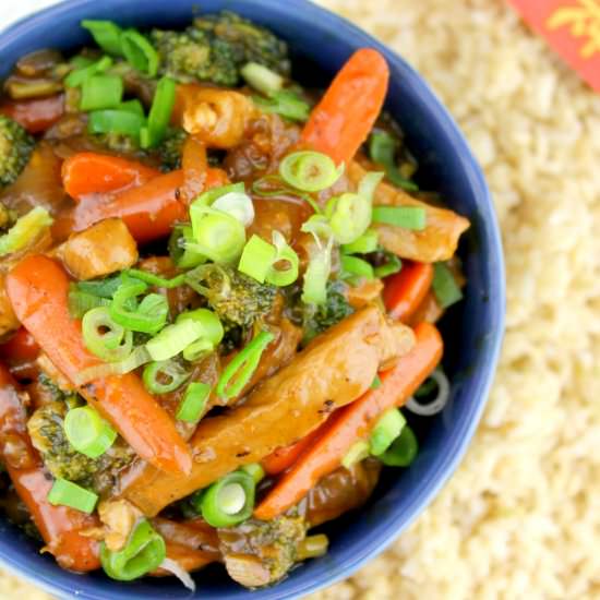 Citrus Pork Stir Fry