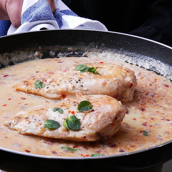 Chicken with Creamy Lemon Sauce