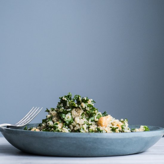 Baby Kale, Chickpea & Lemon Quinoa