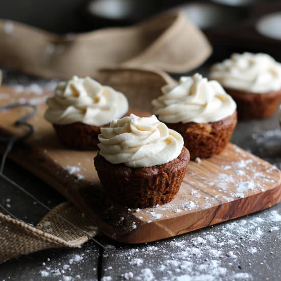 Gluten Free Carrot Cupcakes