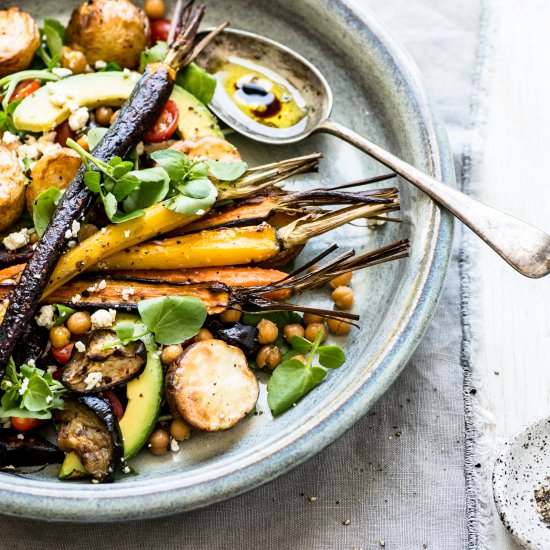 Easy Harissa Veggie Bowl