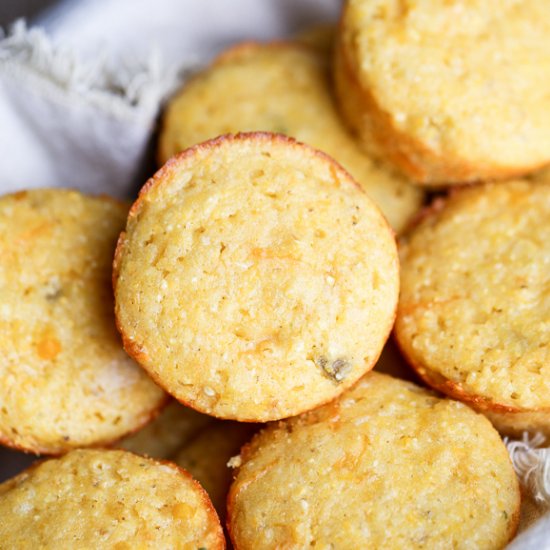 Green Chile Corn Muffins