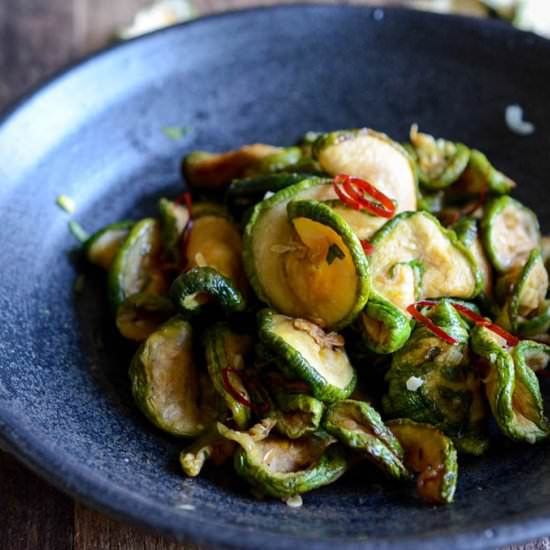 Dried Zucchini Side Dish