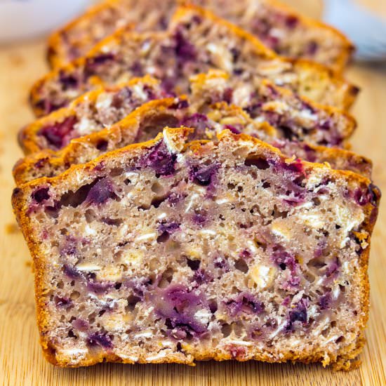 Cherry Oat Almond Bread