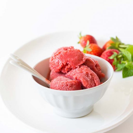 Strawberry Sorbet