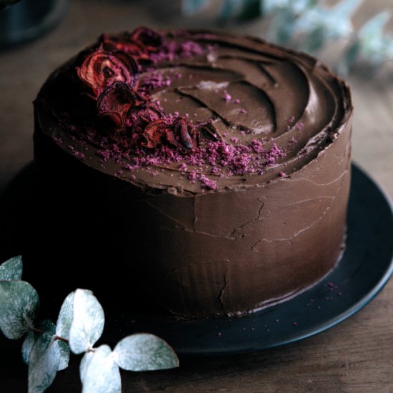 Chocolate Beetroot Cake with Cacao