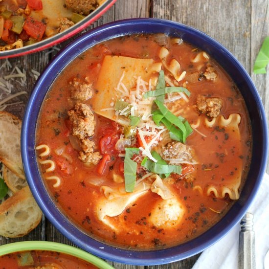 Lasagna Soup