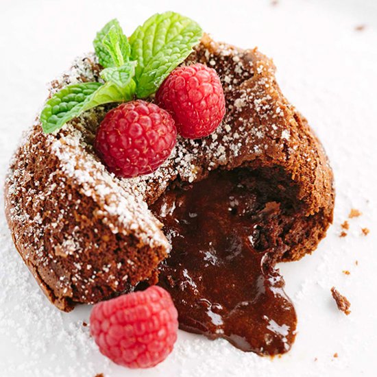 Classic Chocolate Molten Lava Cake