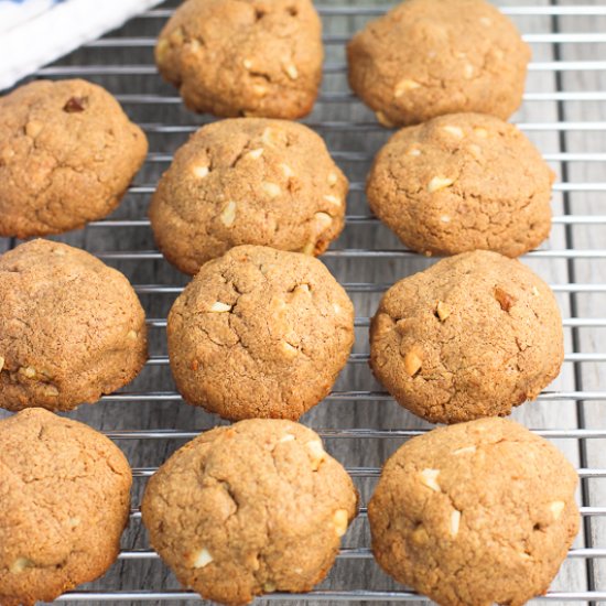 Maple Nut Almond Butter Cookies