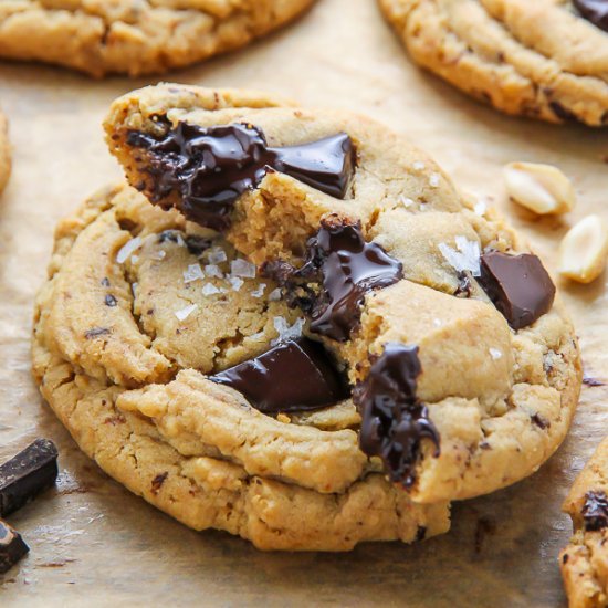 Chocolate Peanut Butter Cookies