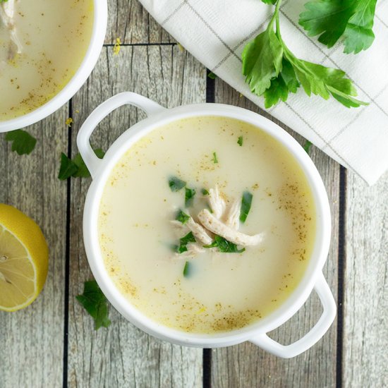 Greek Lemon Rice Soup – Avgolemono