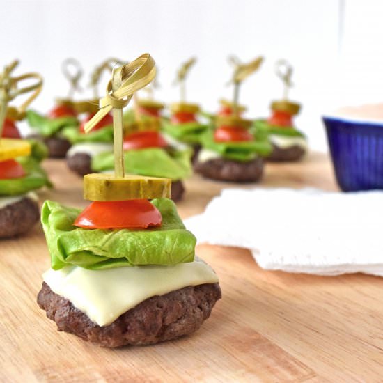 Mini Cheeseburger Bites