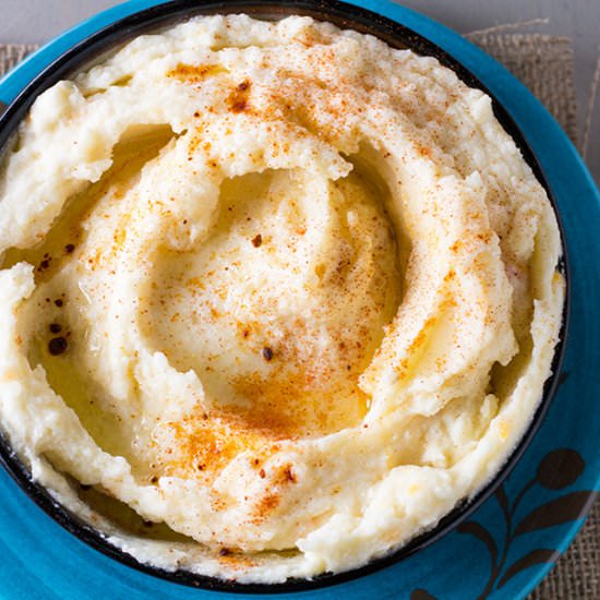 Cheesy Garlic Mashed Potatoes