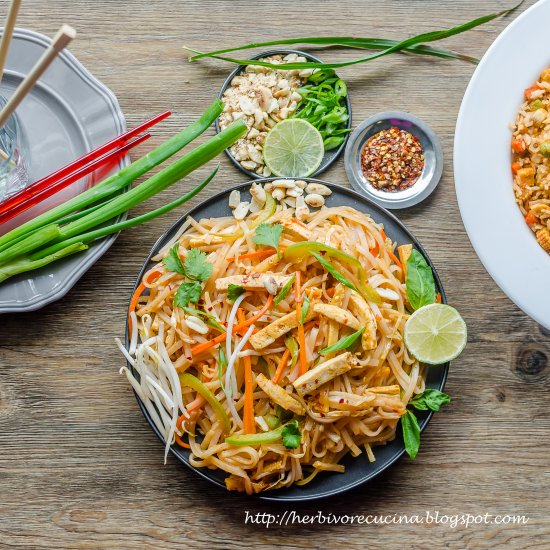 Vegetarian Pad Thai Noodles