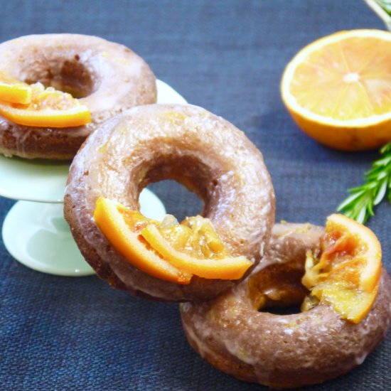 Brown Butter, Rosemary & Orange Doughnuts