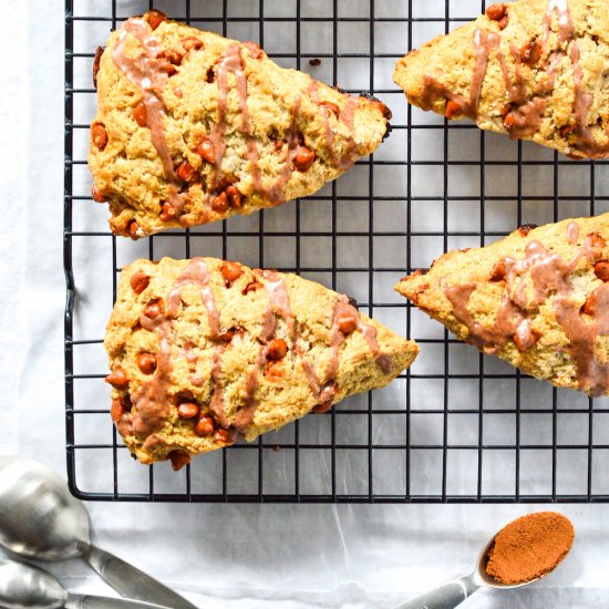 Triple Cinnamon Scones