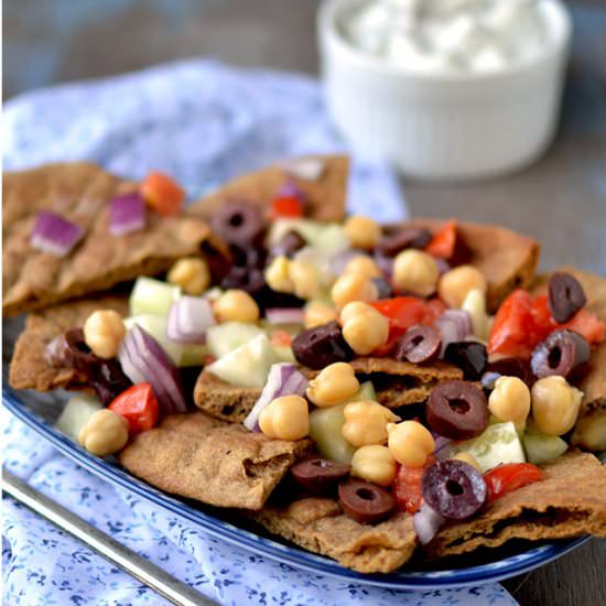 Greek Style Nachos