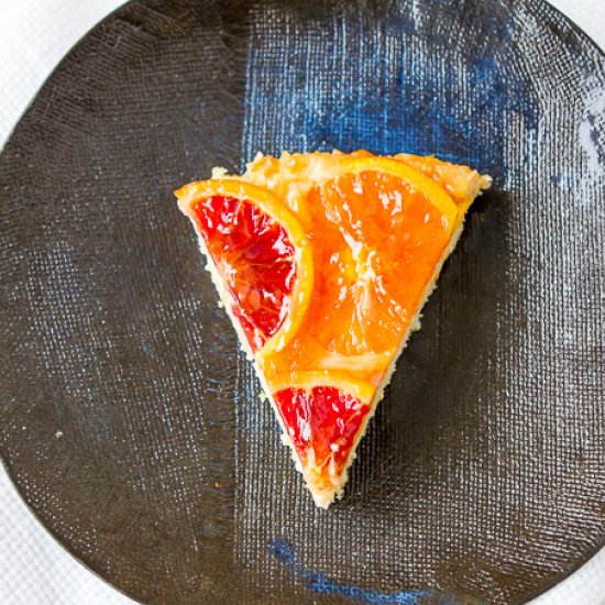 Orange Almond Ricotta Cake