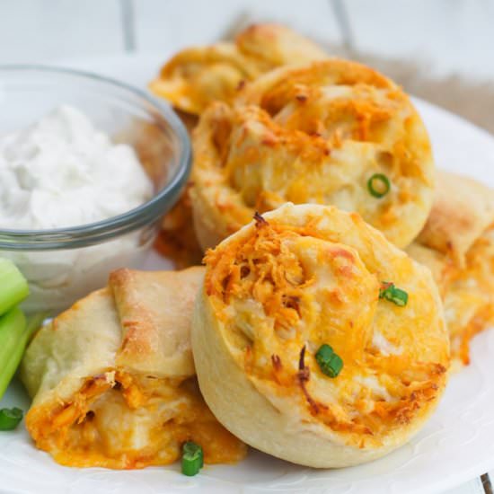 Easy Buffalo Chicken Rolls