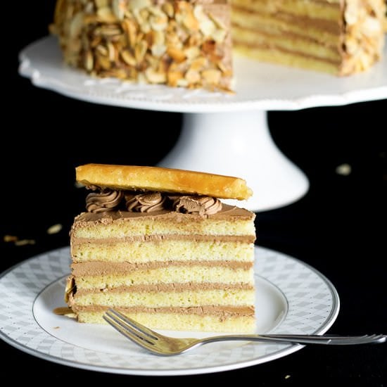 Dobos Torte – Hungarian Layer Cake