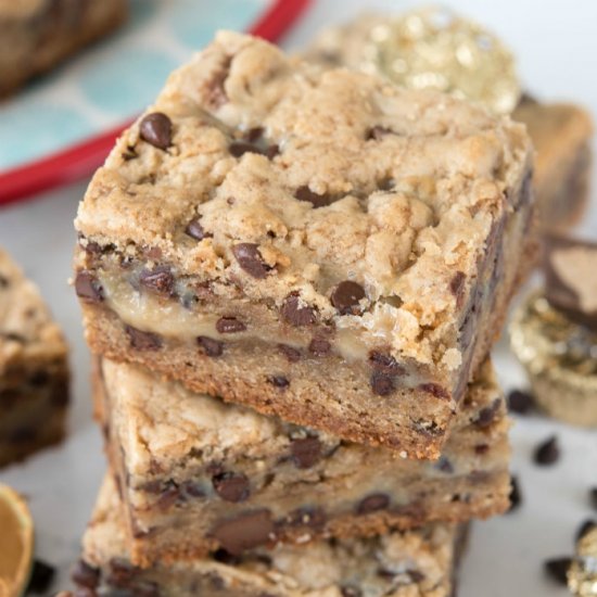 Peanut Butter Cup Gooey Bars