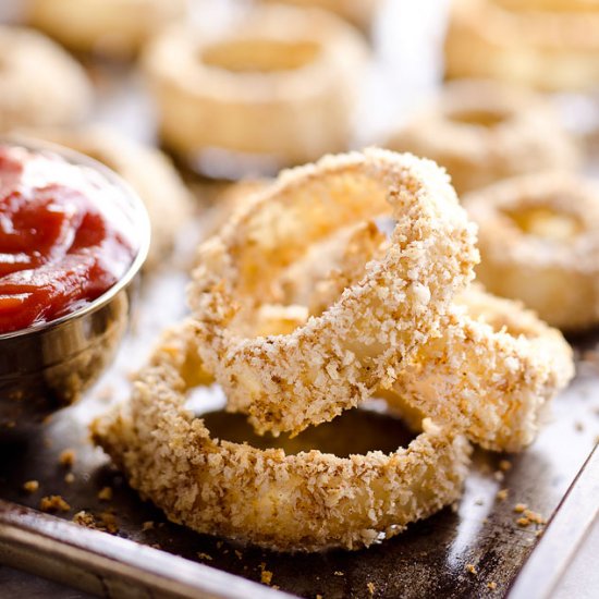 Baked Southwest Onion Rings