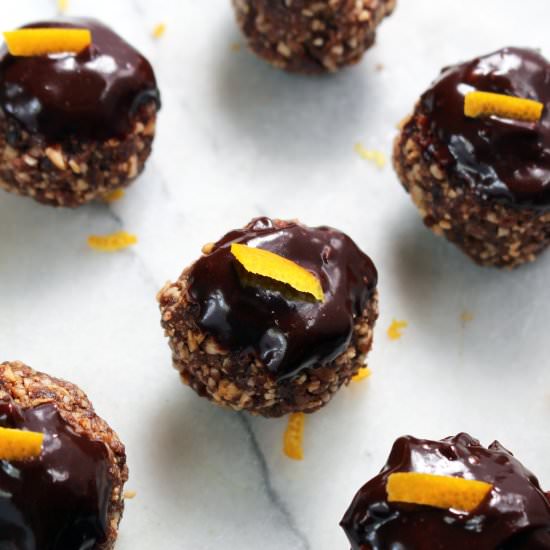 Chocolate-Orange Date Bites