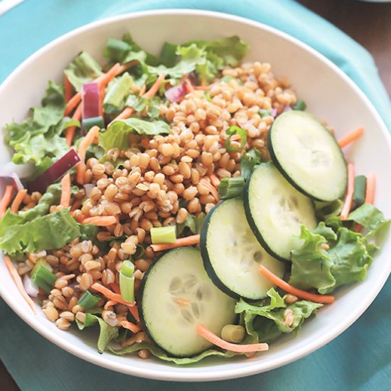 Asian Wheat Berry Salad