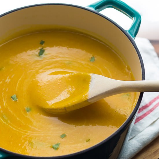 Lemongrass Coconut Butternut Soup