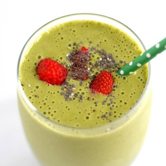 Strawberry Mango Green Smoothie