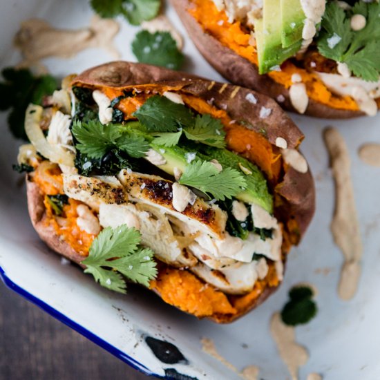 Sweet Potato with Chipotle Cream