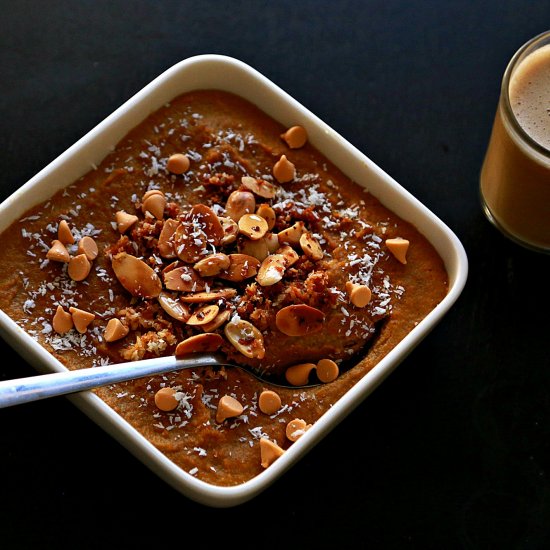 Creamy Pumpkin Polenta Porridge