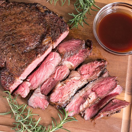 Smoked Grilled Coffee Crusted Steak