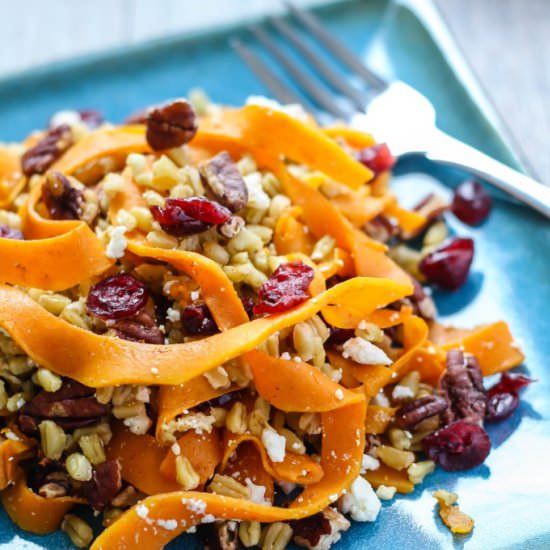 Butternut Squash Freekeh Salad