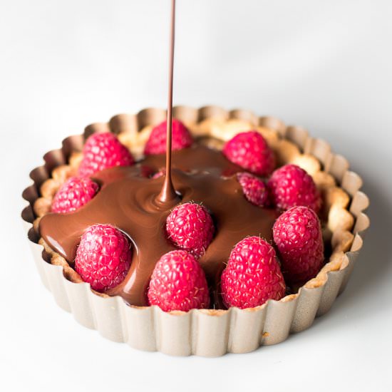 Dark Chocolate Nutella B’fast Tart