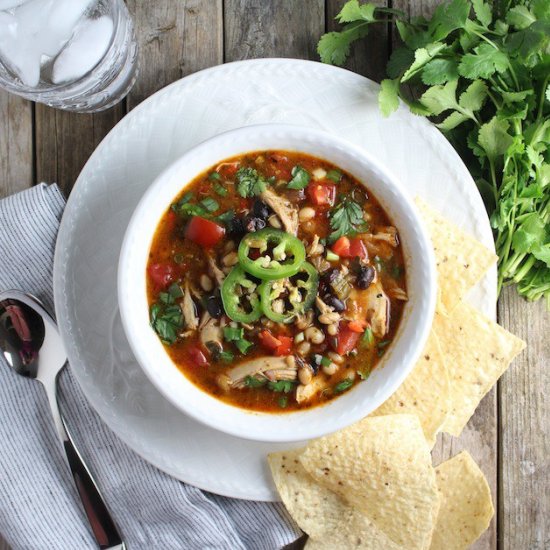 Smoky Chicken Chili