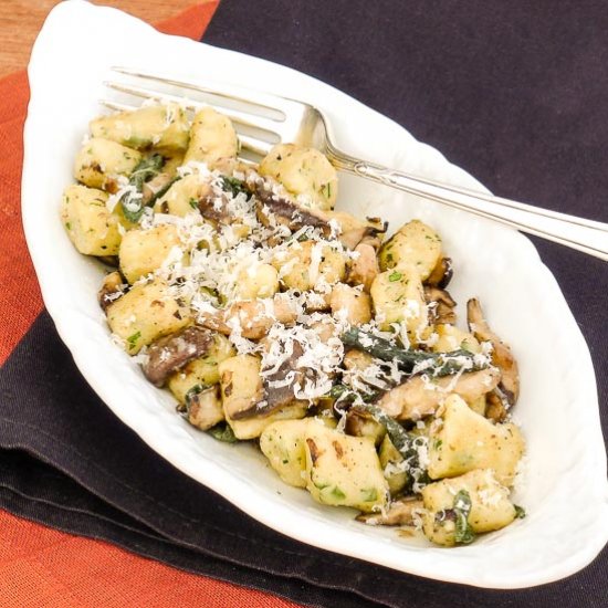 Brown Butter & Sage Ricotta Gnocchi